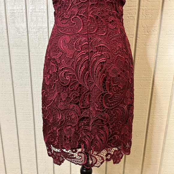 Dress The Population Allie Lace Mini Dress, size XS.  NWT. - Picture 8 of 8